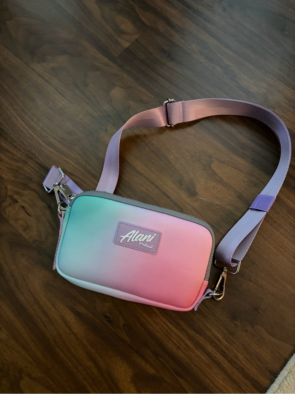 Pink & Mint Crossbody Bag